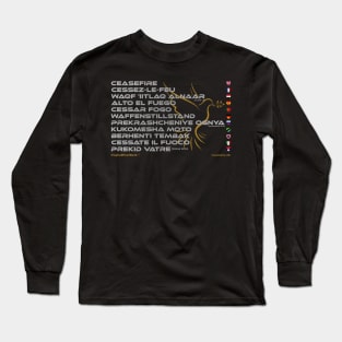 CEASEFIRE: Say ¿Qué? Top Ten Official (World) Long Sleeve T-Shirt